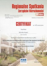 certyfikat z konferencji