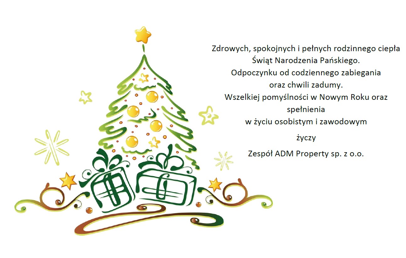 życzenia bożonarodzeniowe na 2021r od zarządcy nieruchomości ADM Property sp. z o.o.